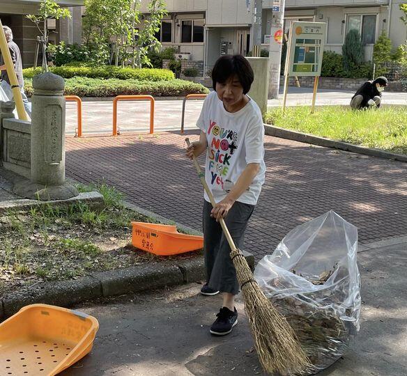 平野公園合同清掃に参加