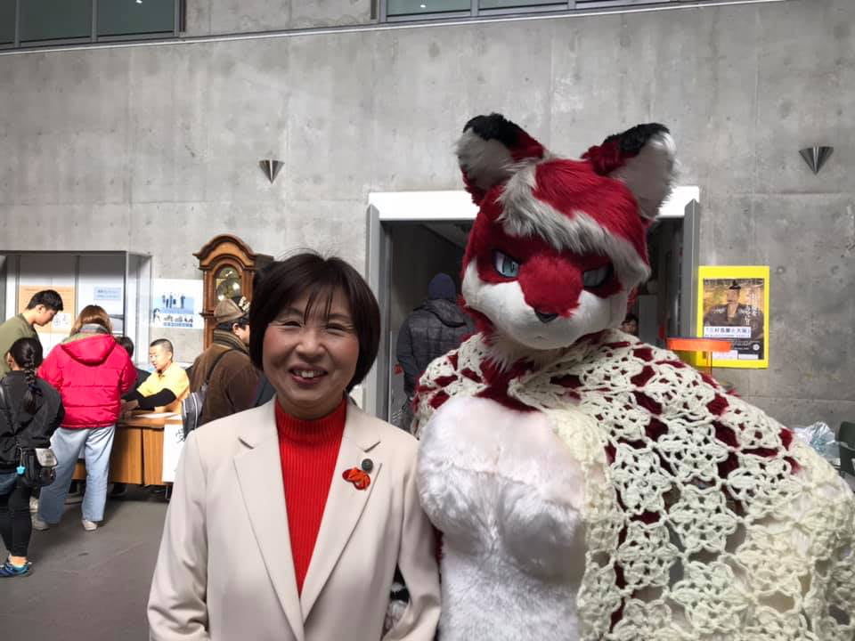 加美西公園で演説会を開催🎤