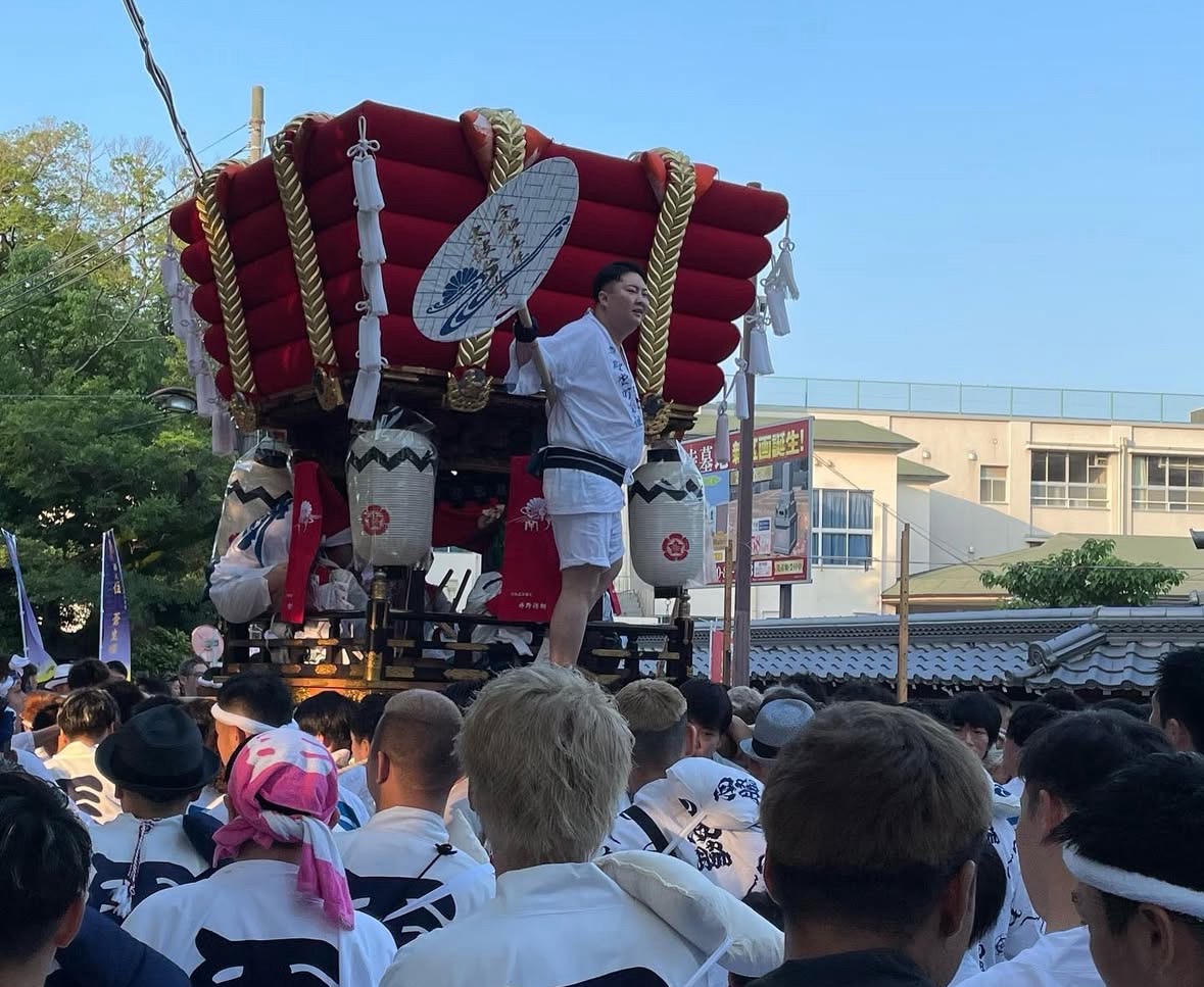 平野郷夏祭り 太鼓台出発式