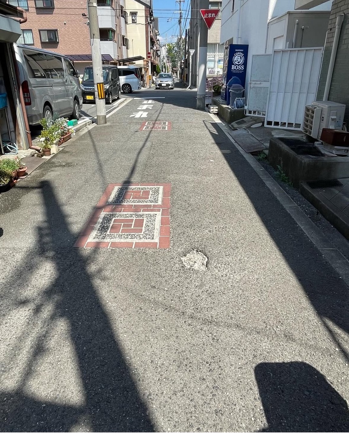 道路陥没の補修